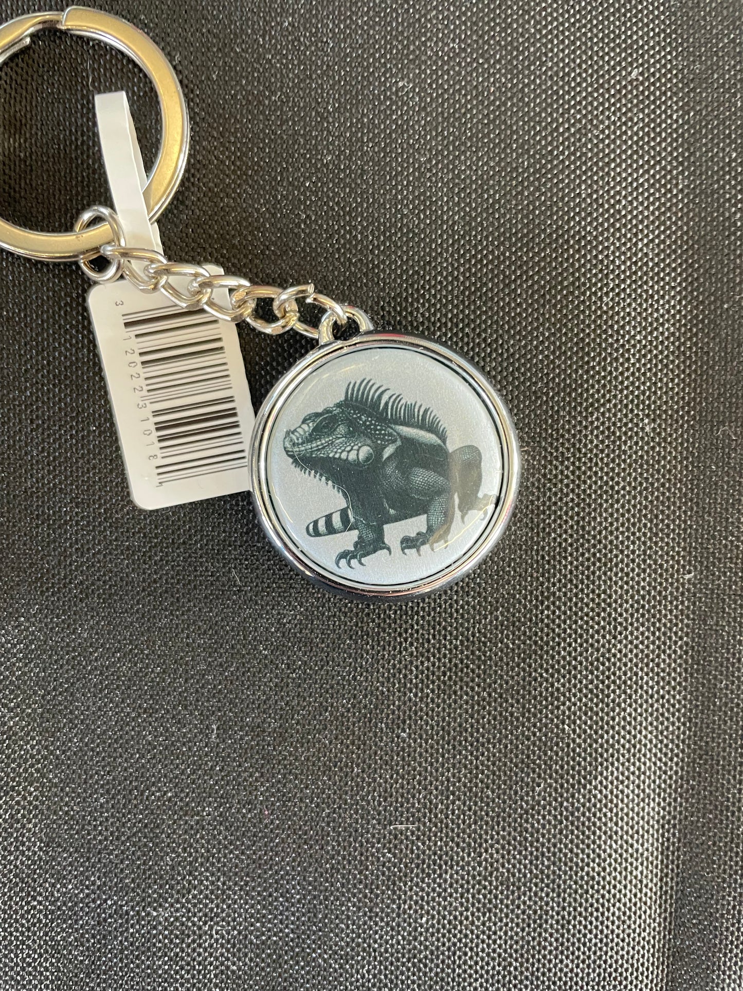 Double-Sided Pet Keychain - Iguana