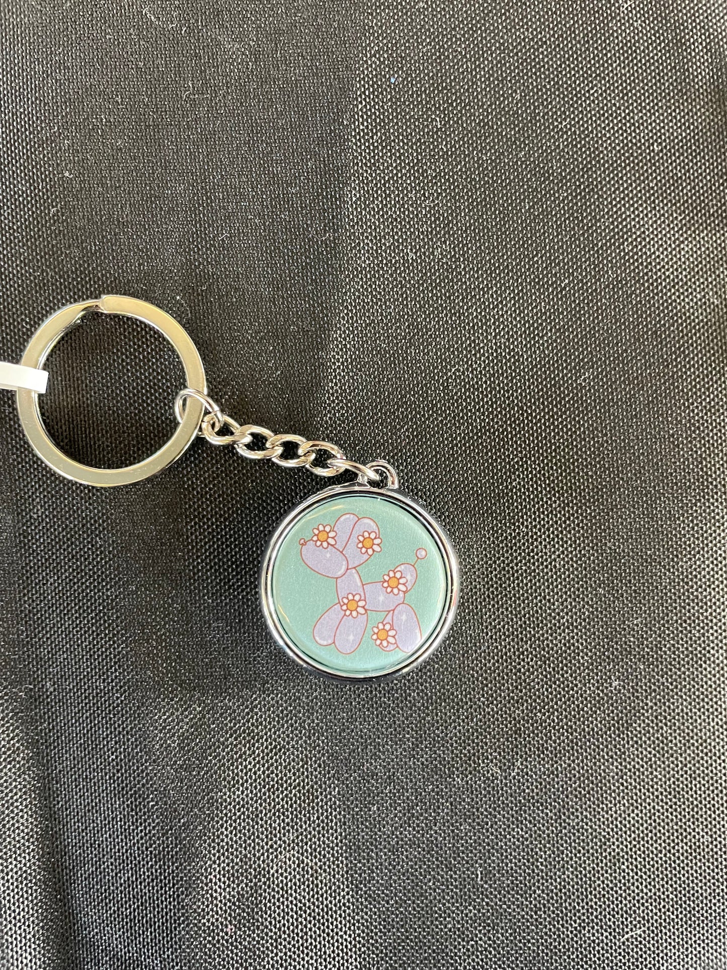 Double-Sided Pet Keychain - Balloon Dog