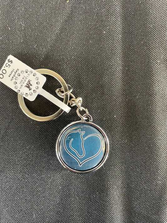 Double-Sided Pet Keychain - Horse