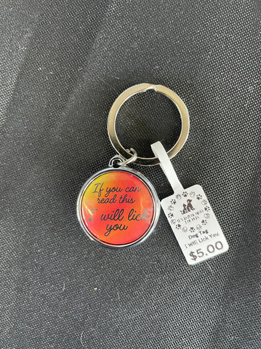 Dog Tag - I will lick you