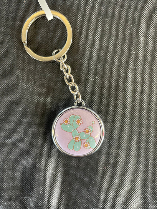 Double-Sided Pet Keychain - Balloon Dog