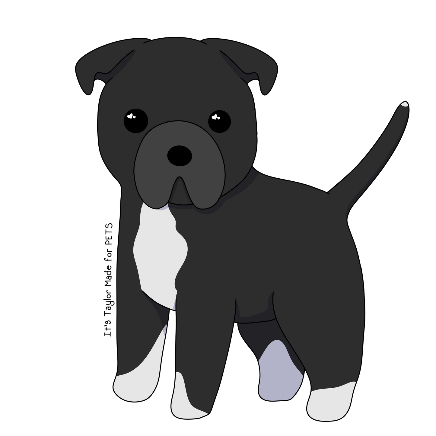 American Staffordshire Terrier 3” Sticker