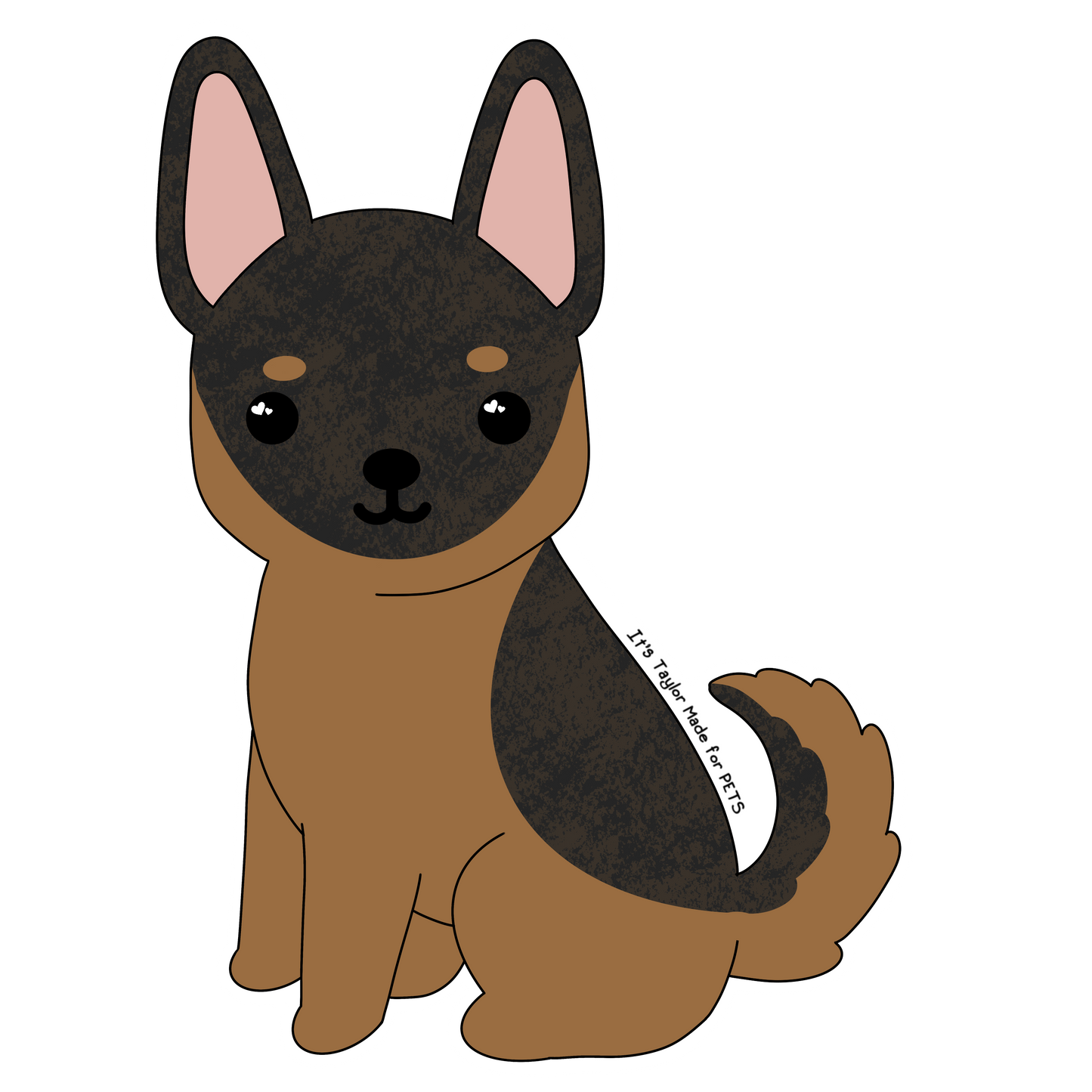 German Shepherd 3” Sticker