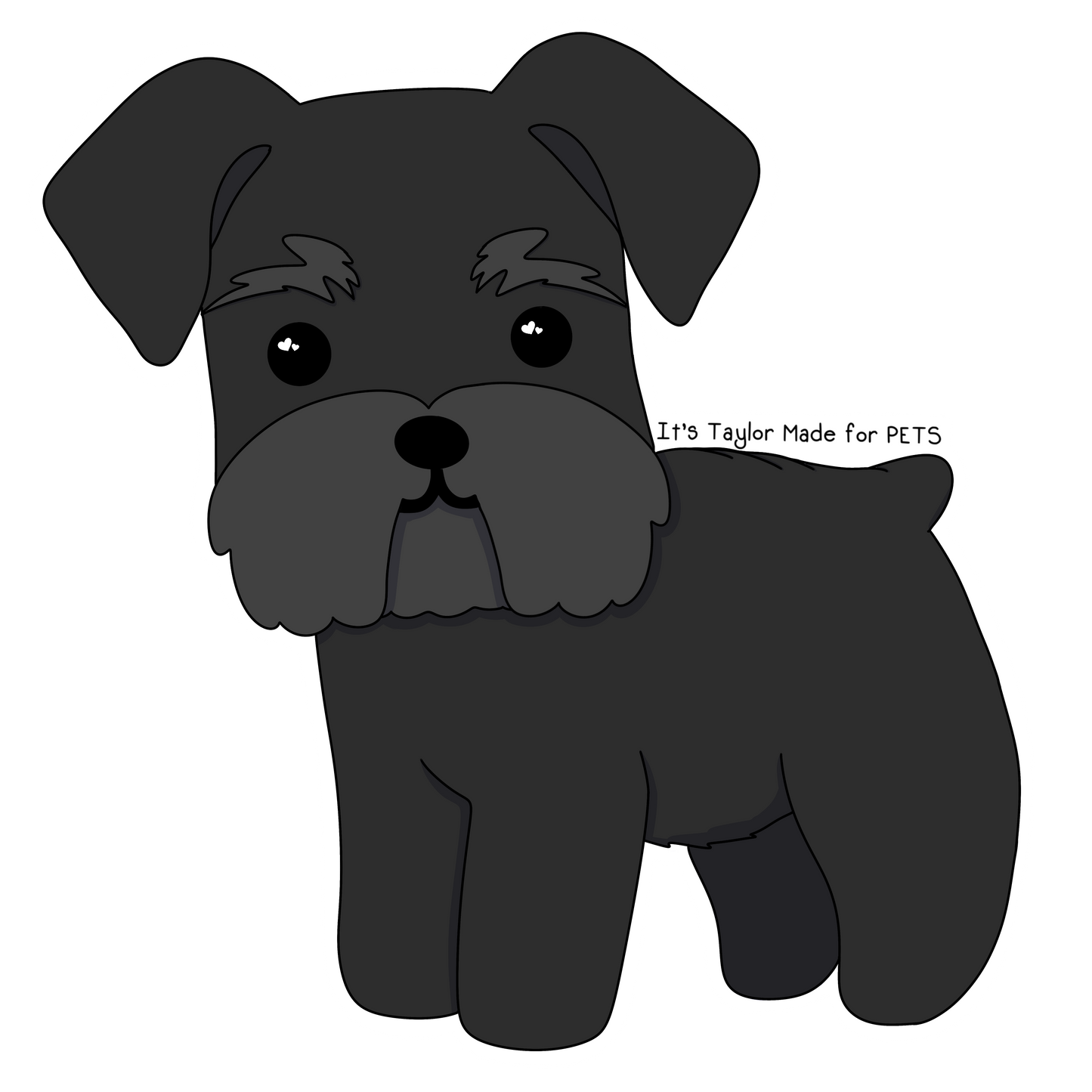 Schnauzer 3” Sticker