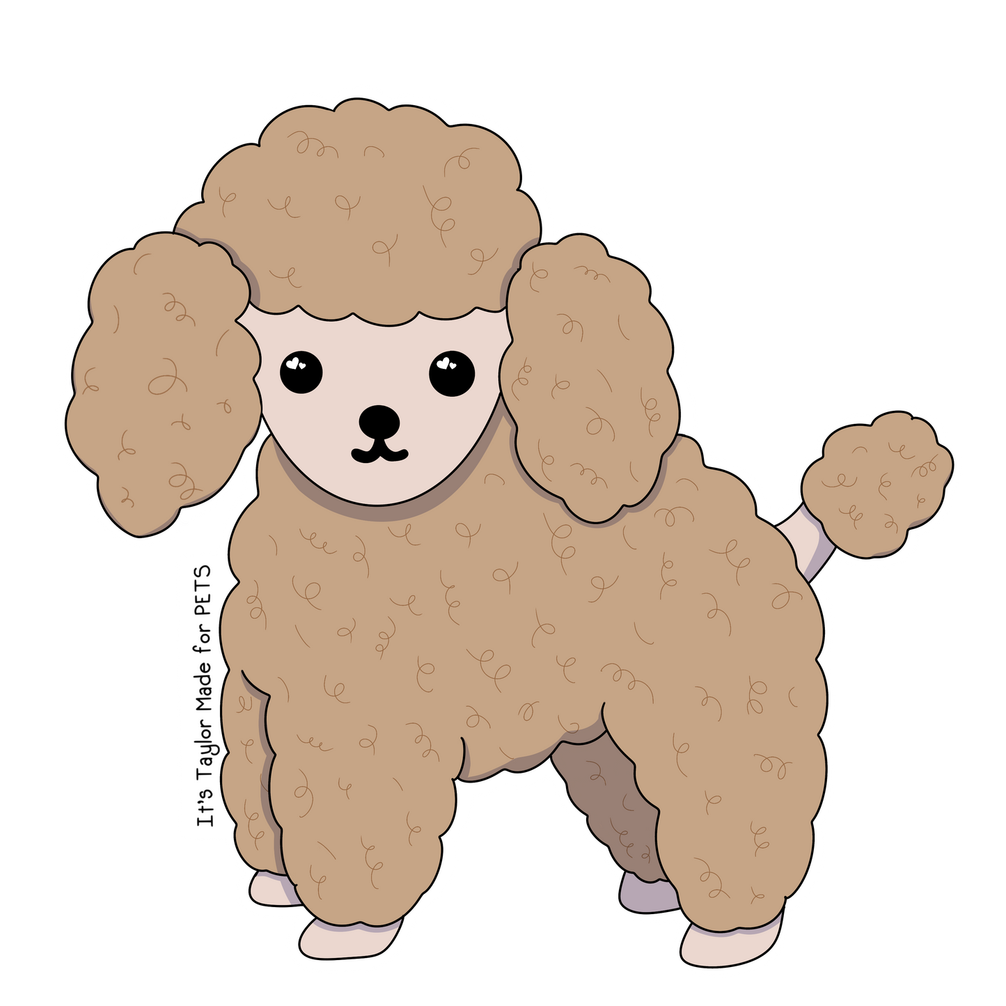 Poodle 3” Sticker