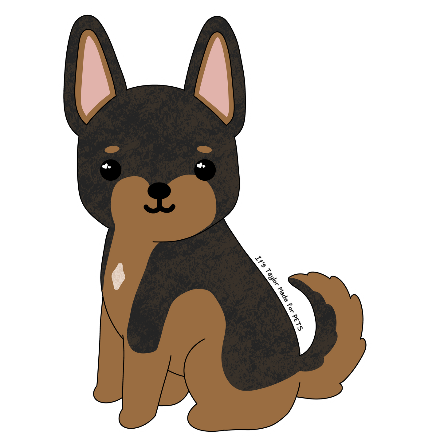 German Shepherd 3” Sticker