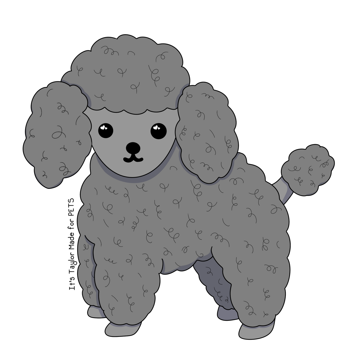 Poodle 3” Sticker