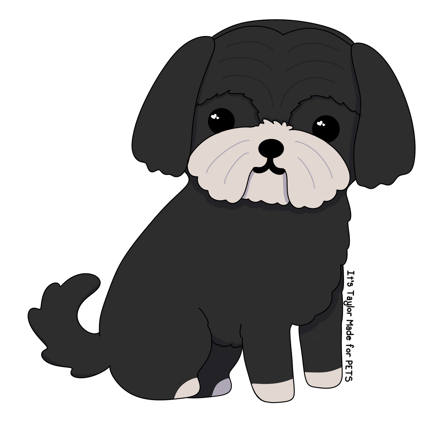 Shih Tzu 3” Sticker