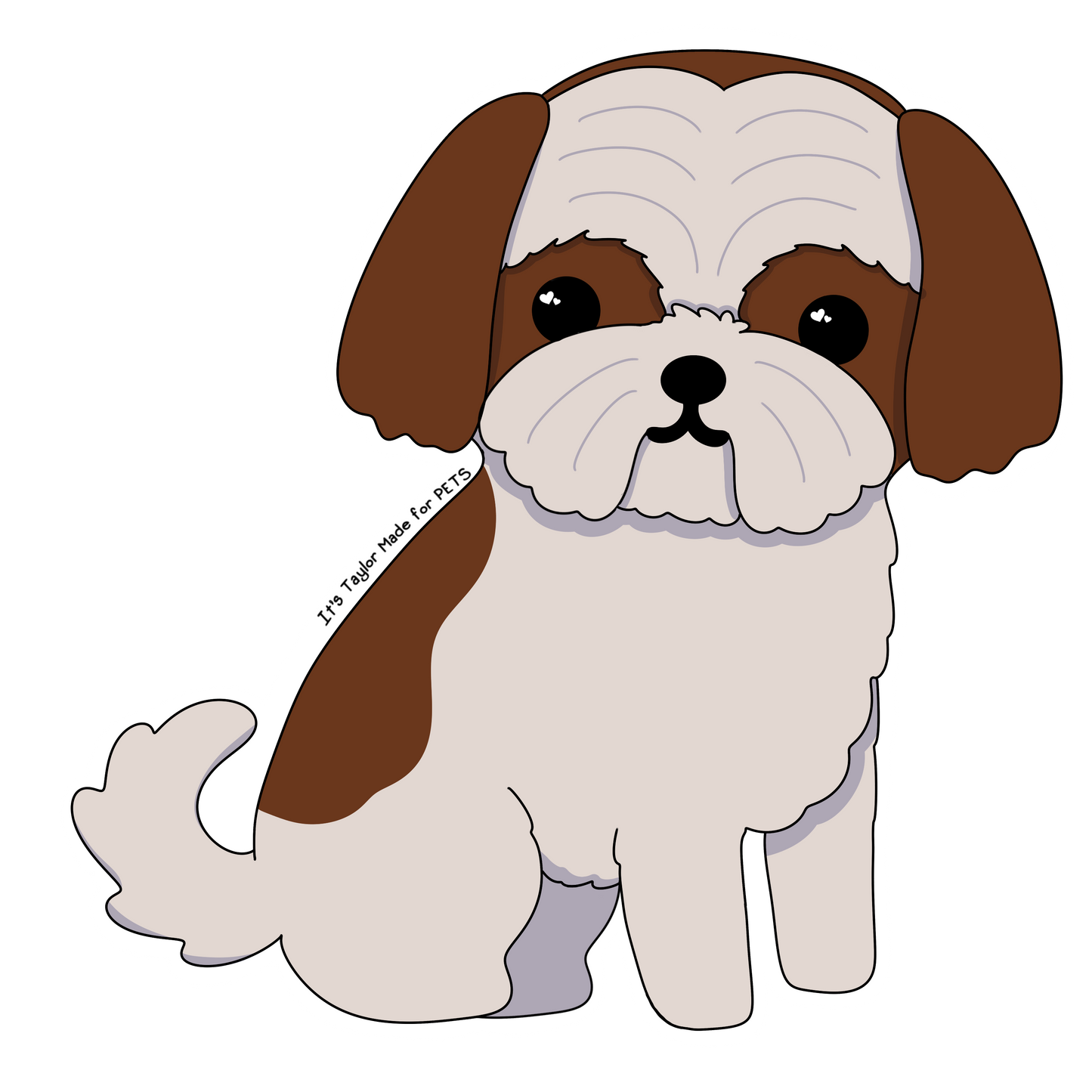 Shih Tzu 3” Sticker