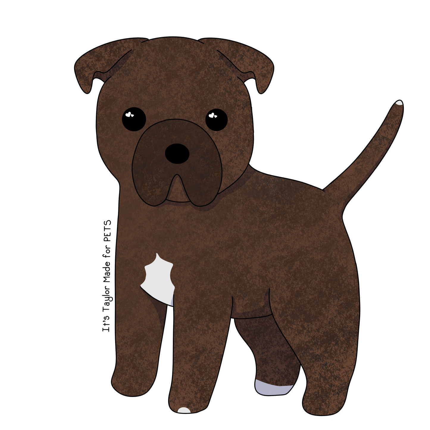 American Staffordshire Terrier 3” Sticker