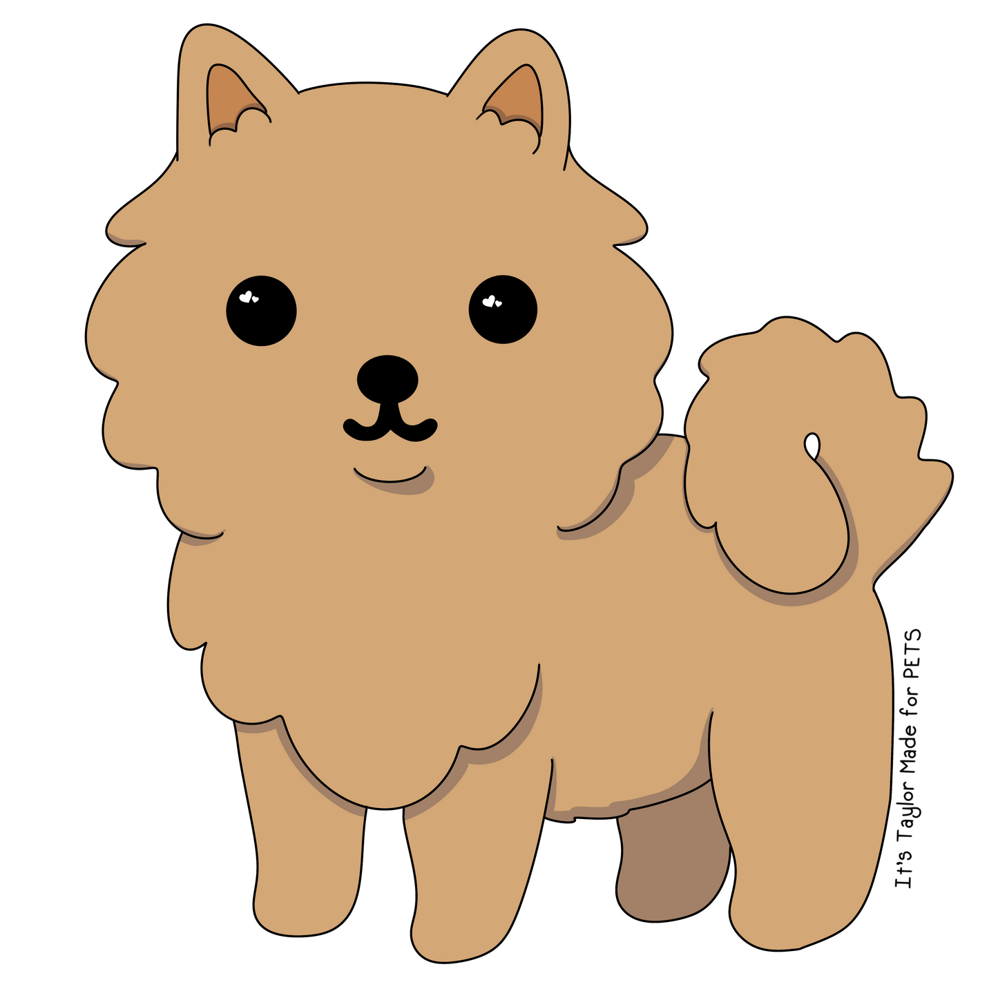 Pomeranian 3” Sticker