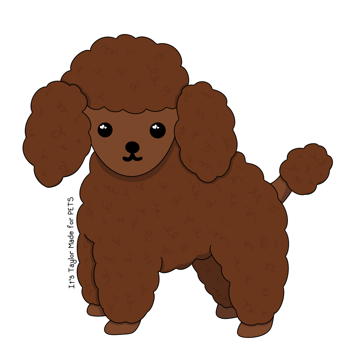 Poodle 3” Sticker