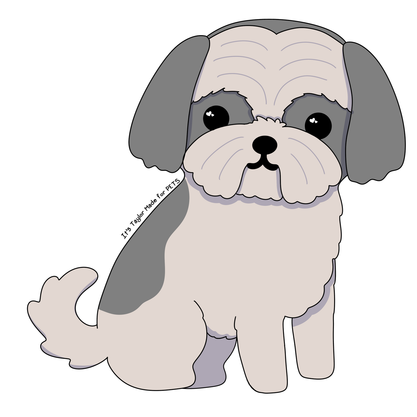 Shih Tzu 3” Sticker