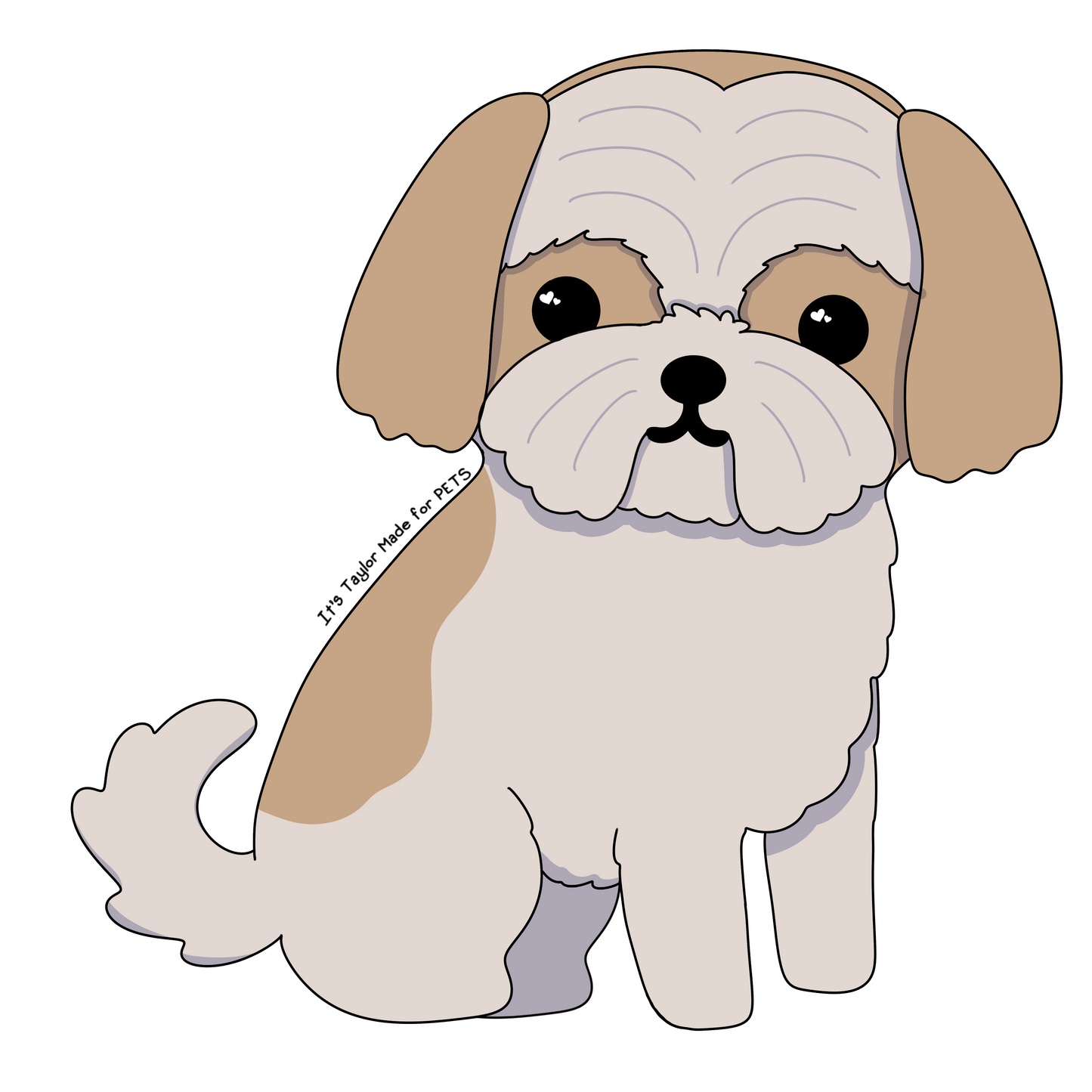 Shih Tzu 3” Sticker