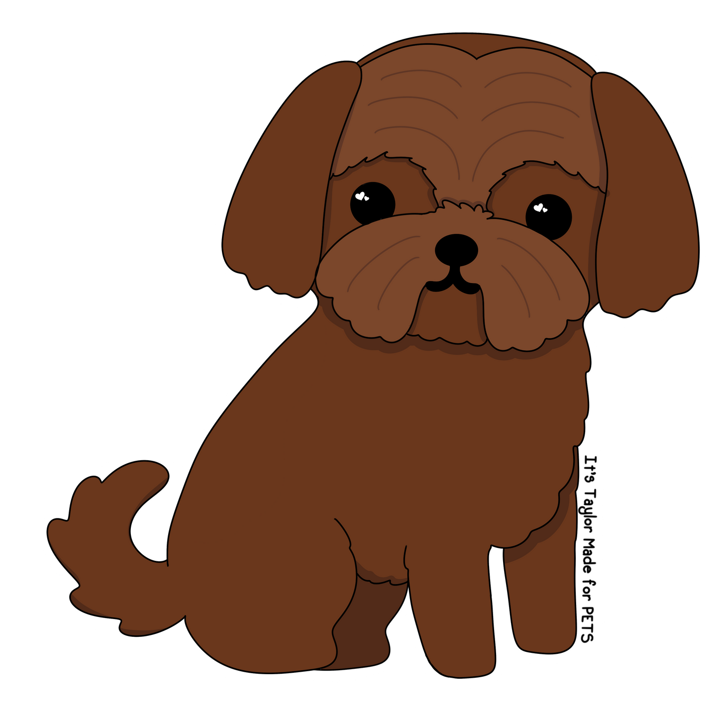 Shih Tzu 3” Sticker