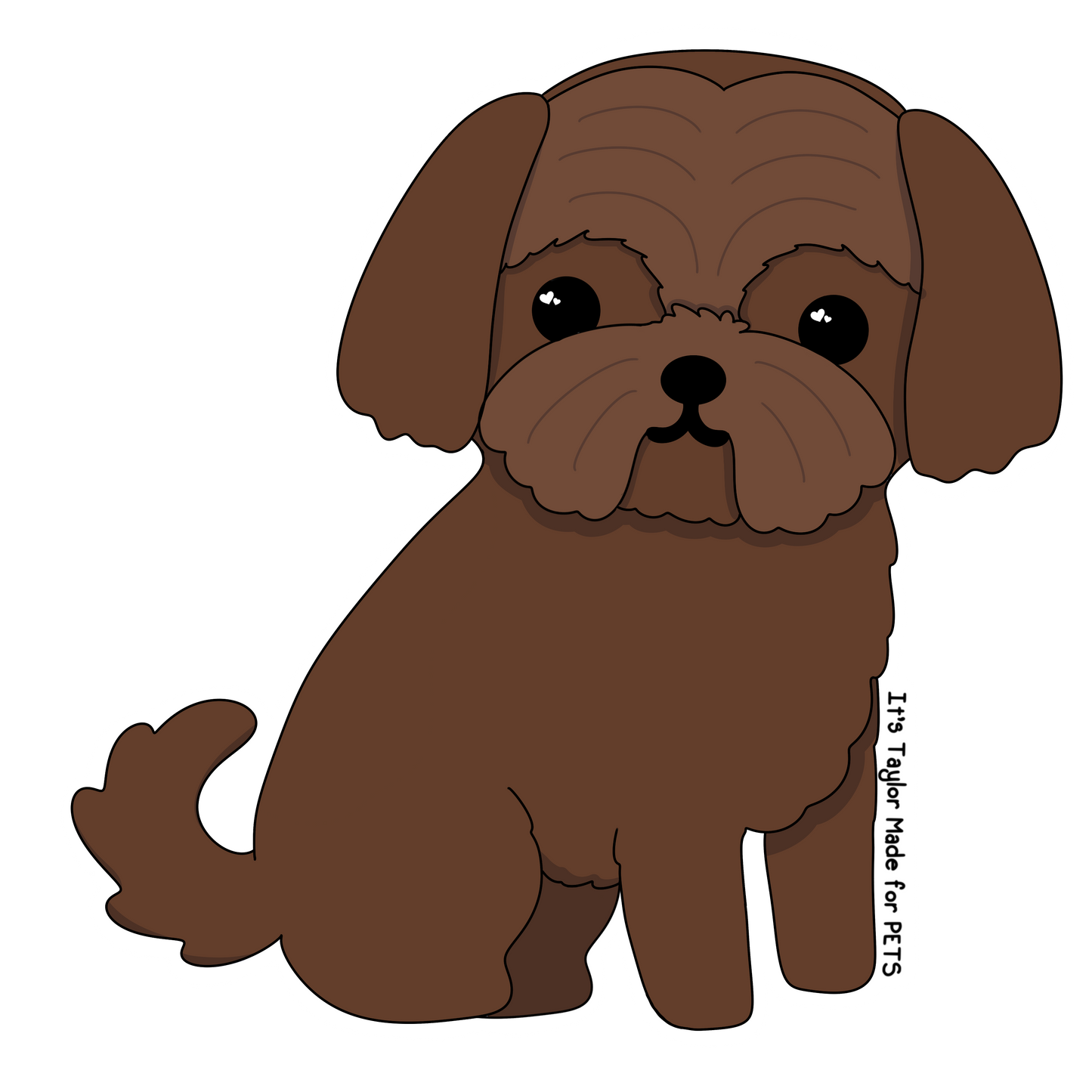 Shih Tzu 3” Sticker