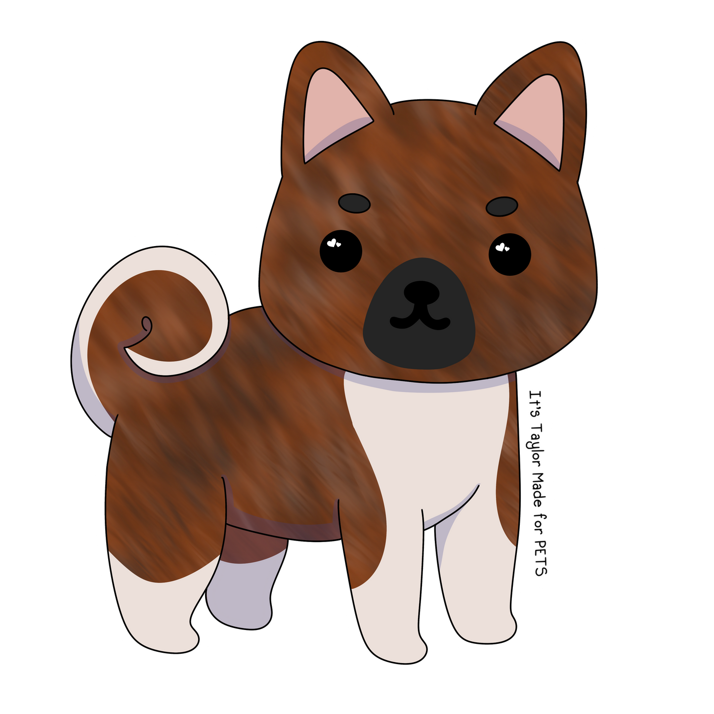 Akita 3” Sticker