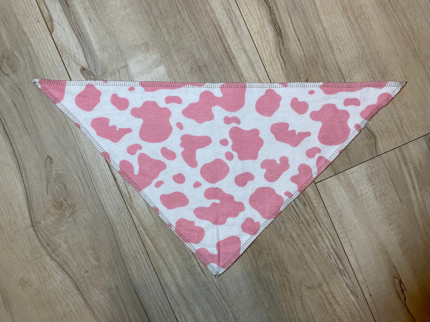 Standard Flannel Pet Bandanna - Tough Enough to Wear Pink