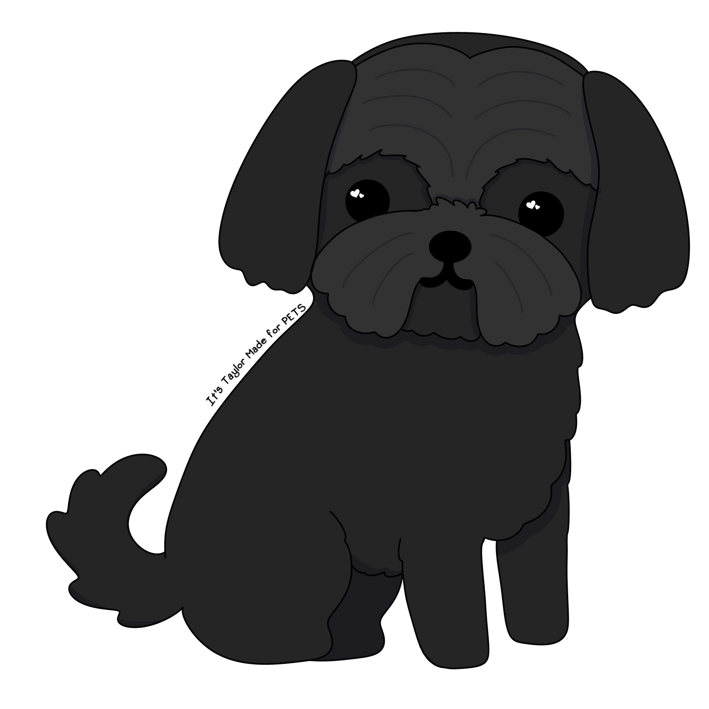 Shih Tzu 3” Sticker