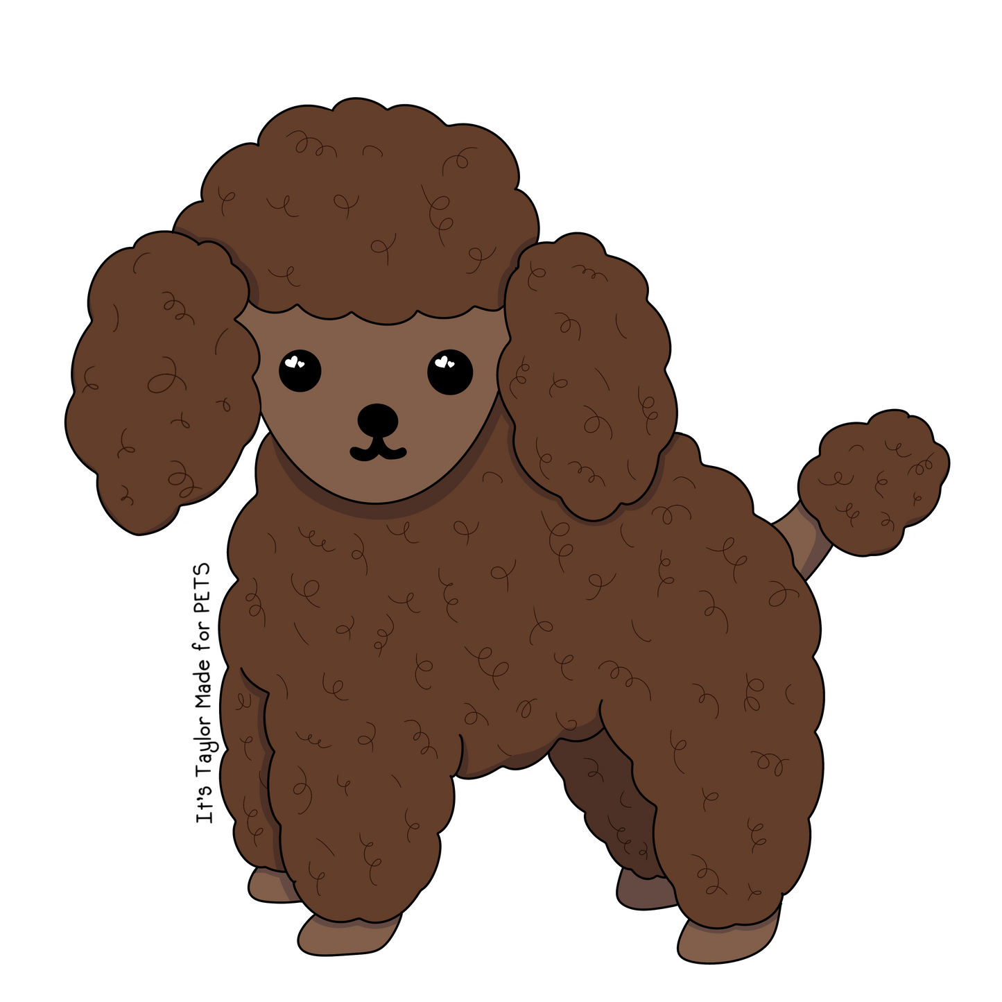 Poodle 3” Sticker