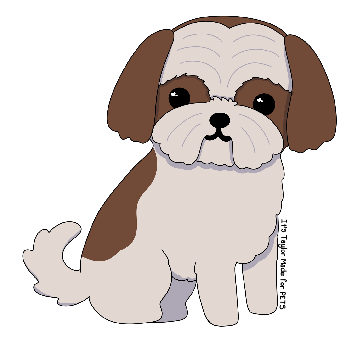 Shih Tzu 3” Sticker