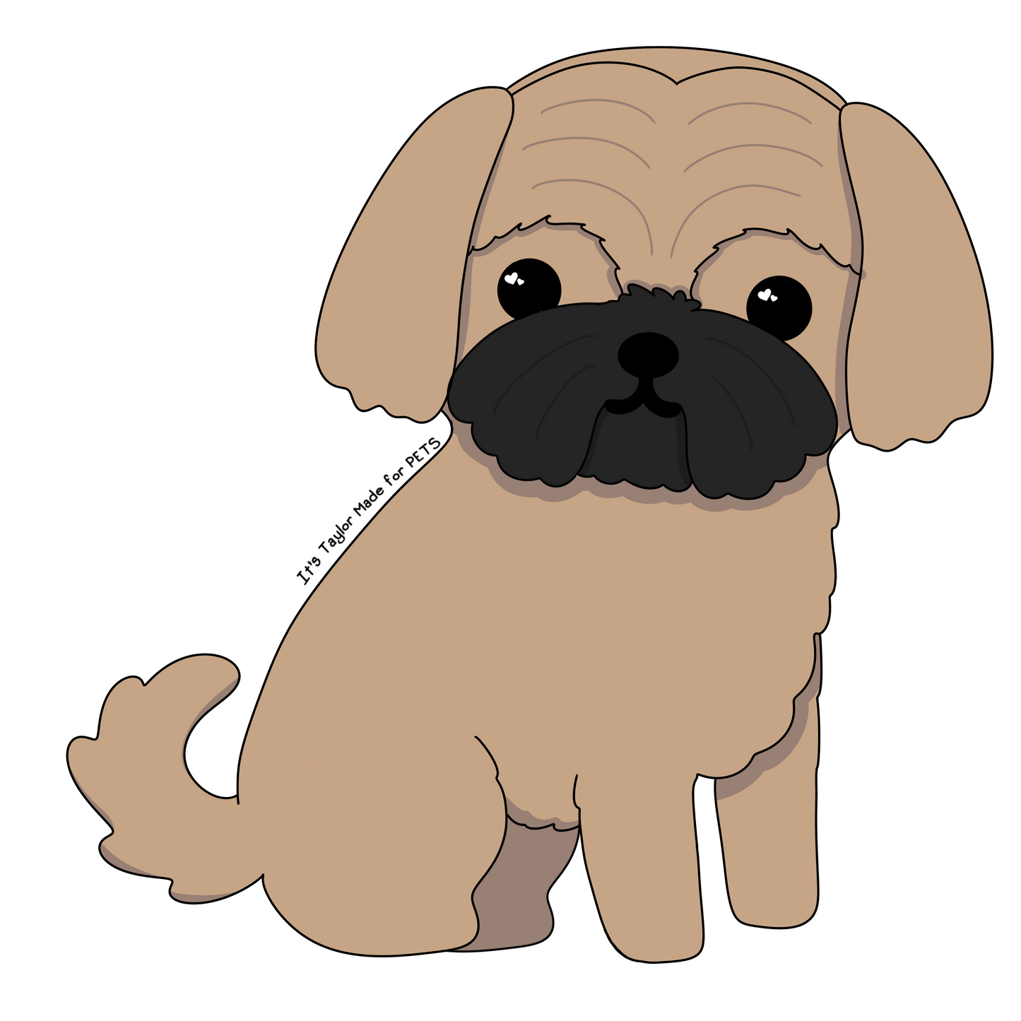 Shih Tzu 3” Sticker