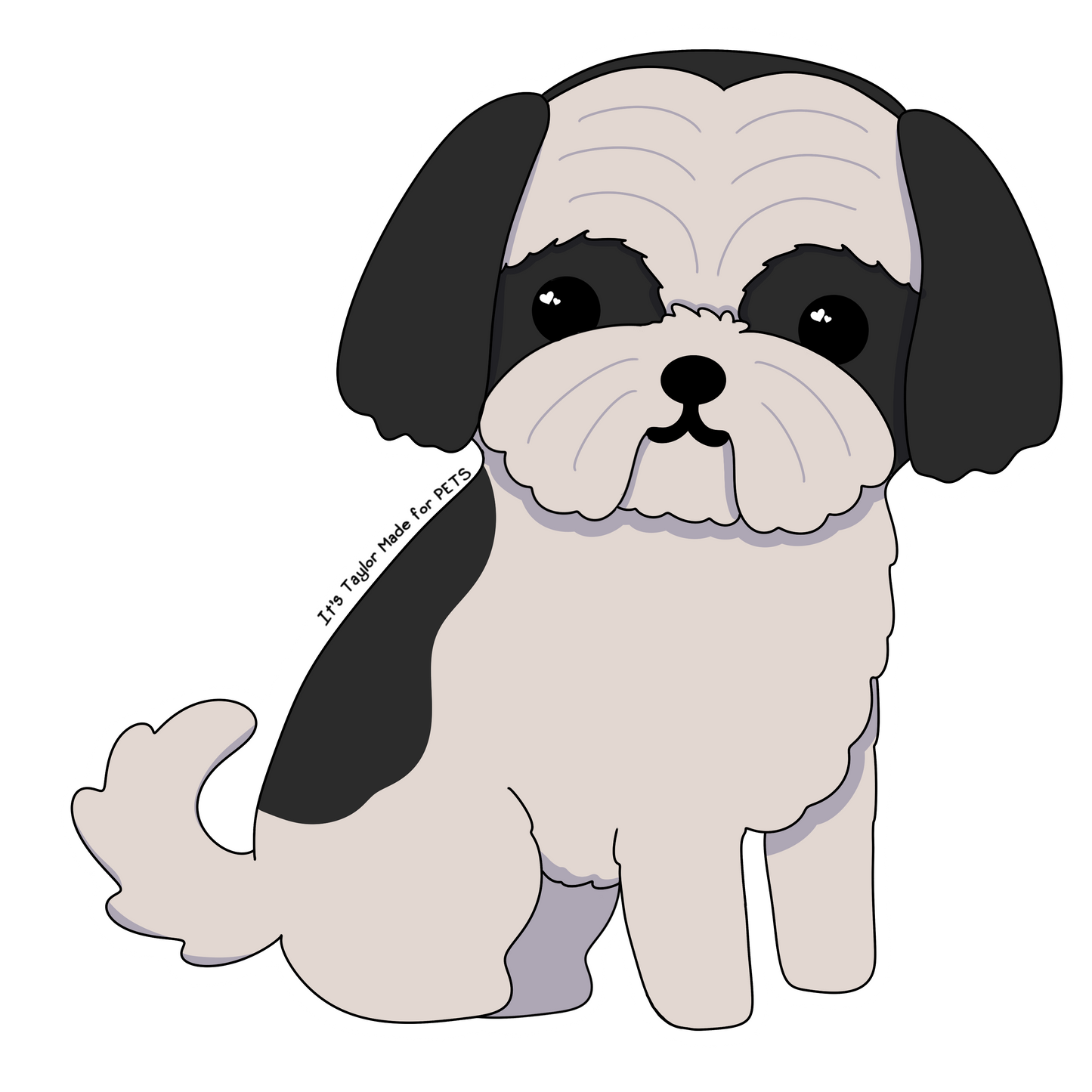 Shih Tzu 3” Sticker