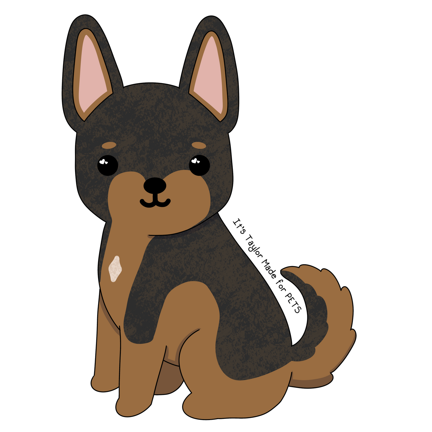 German Shepherd 3” Sticker