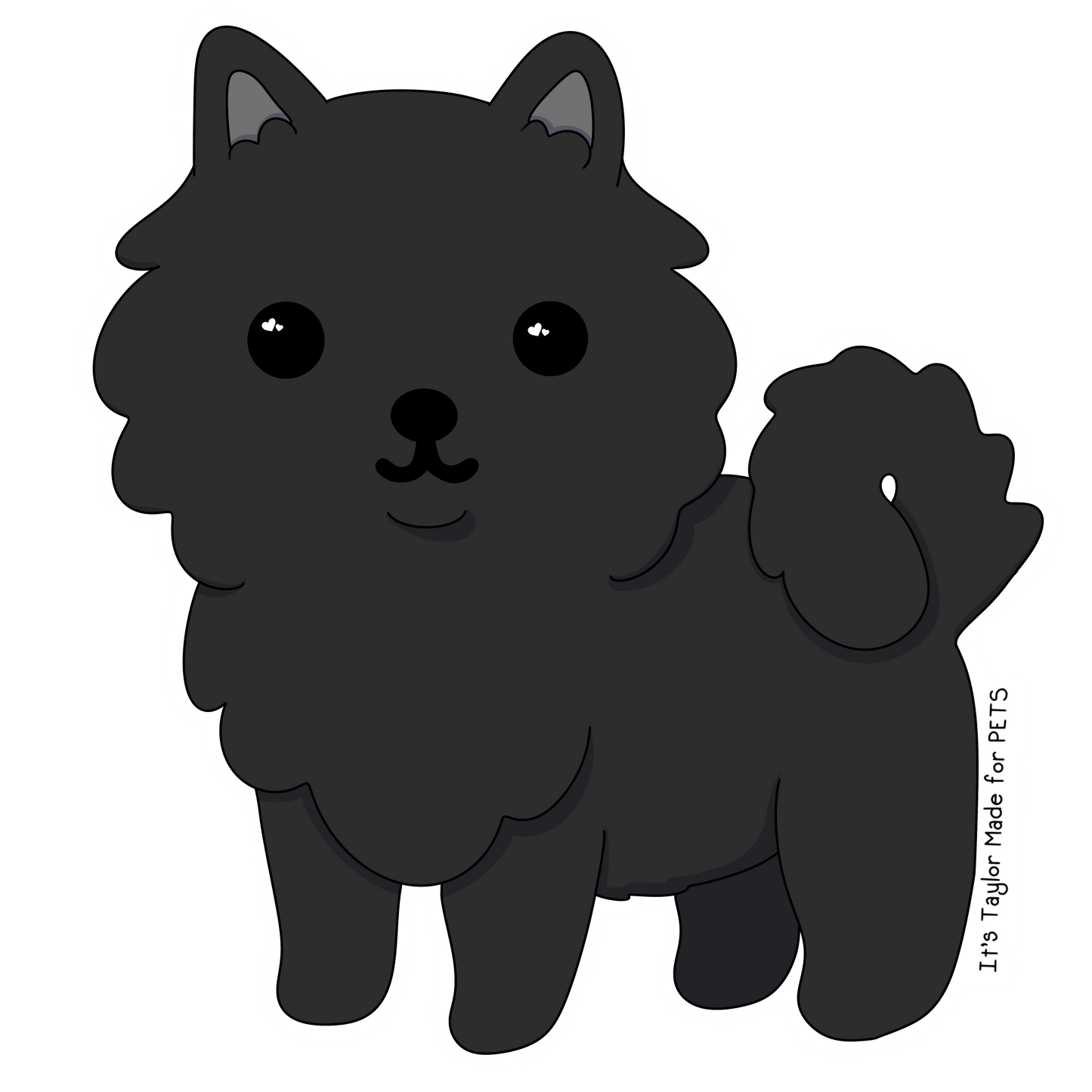 Pomeranian 3” Sticker