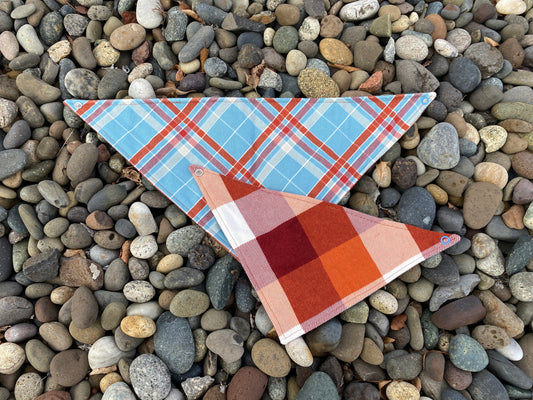 Standard Flannel Pet Bandanna - Fall Flannel