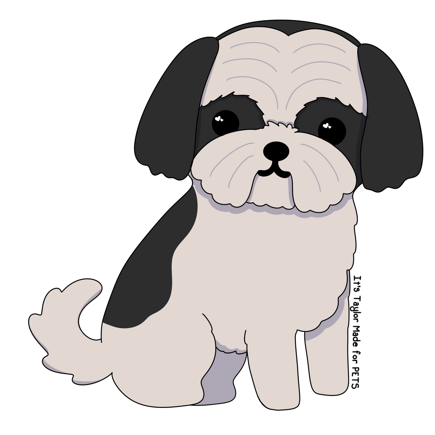 Shih Tzu 3” Sticker