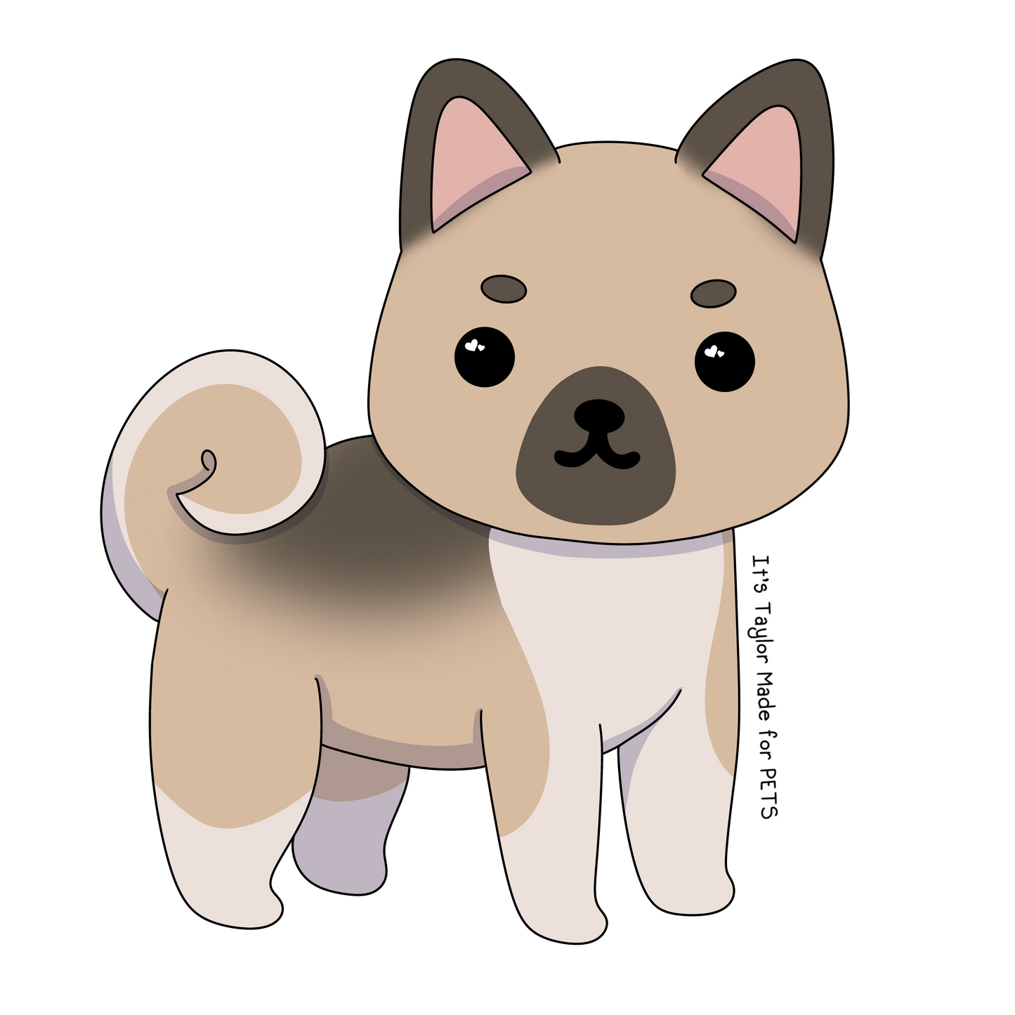 Akita 3” Sticker