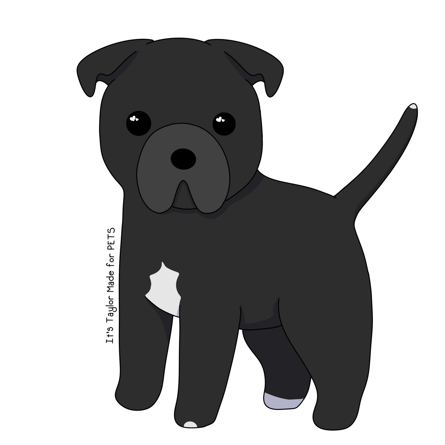 American Staffordshire Terrier 3” Sticker