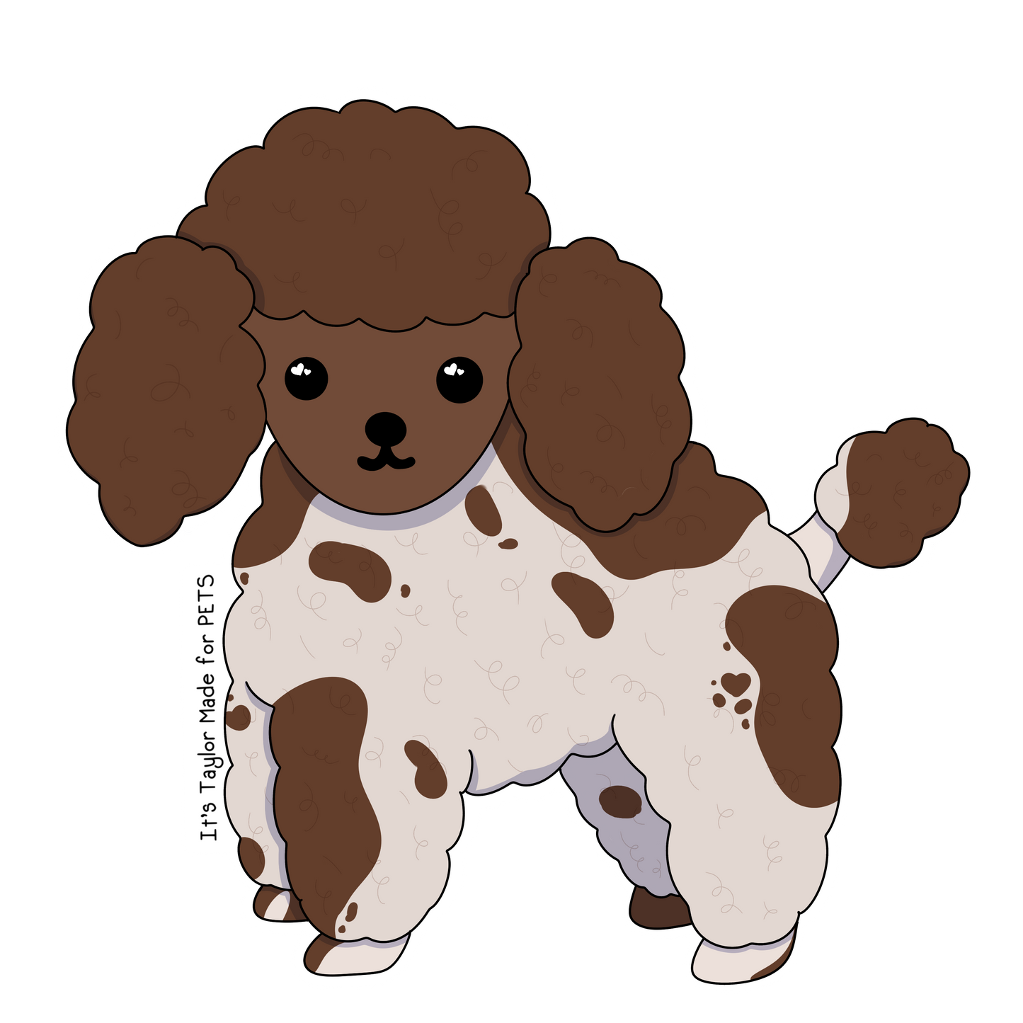 Poodle 3” Sticker