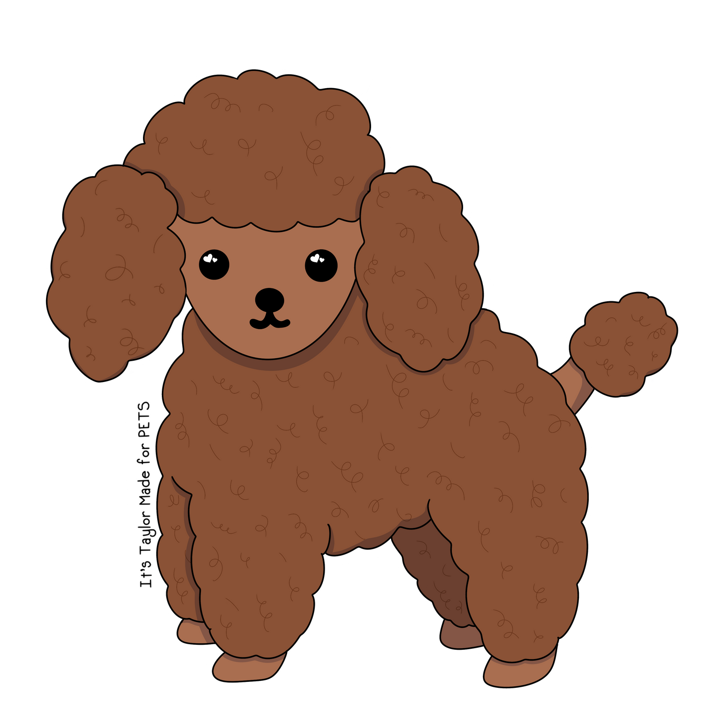 Poodle 3” Sticker