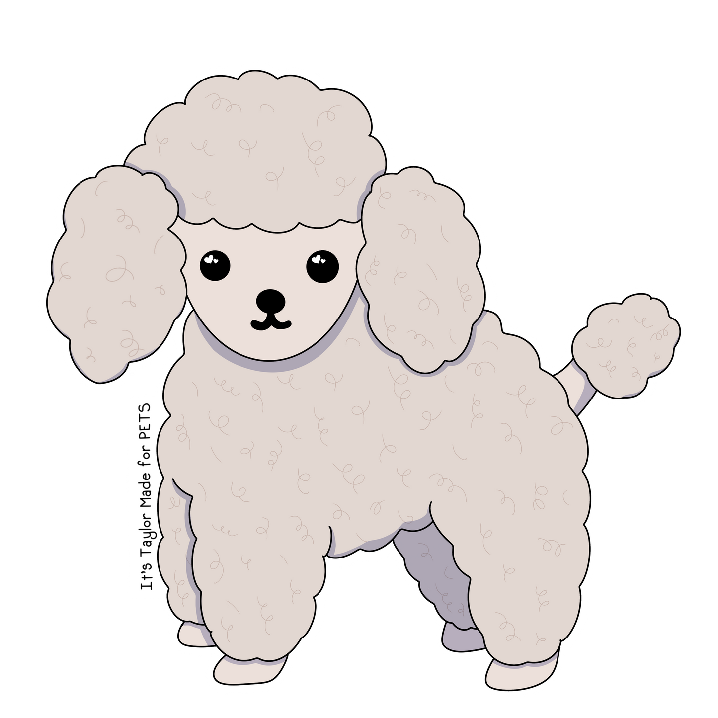 Poodle 3” Sticker