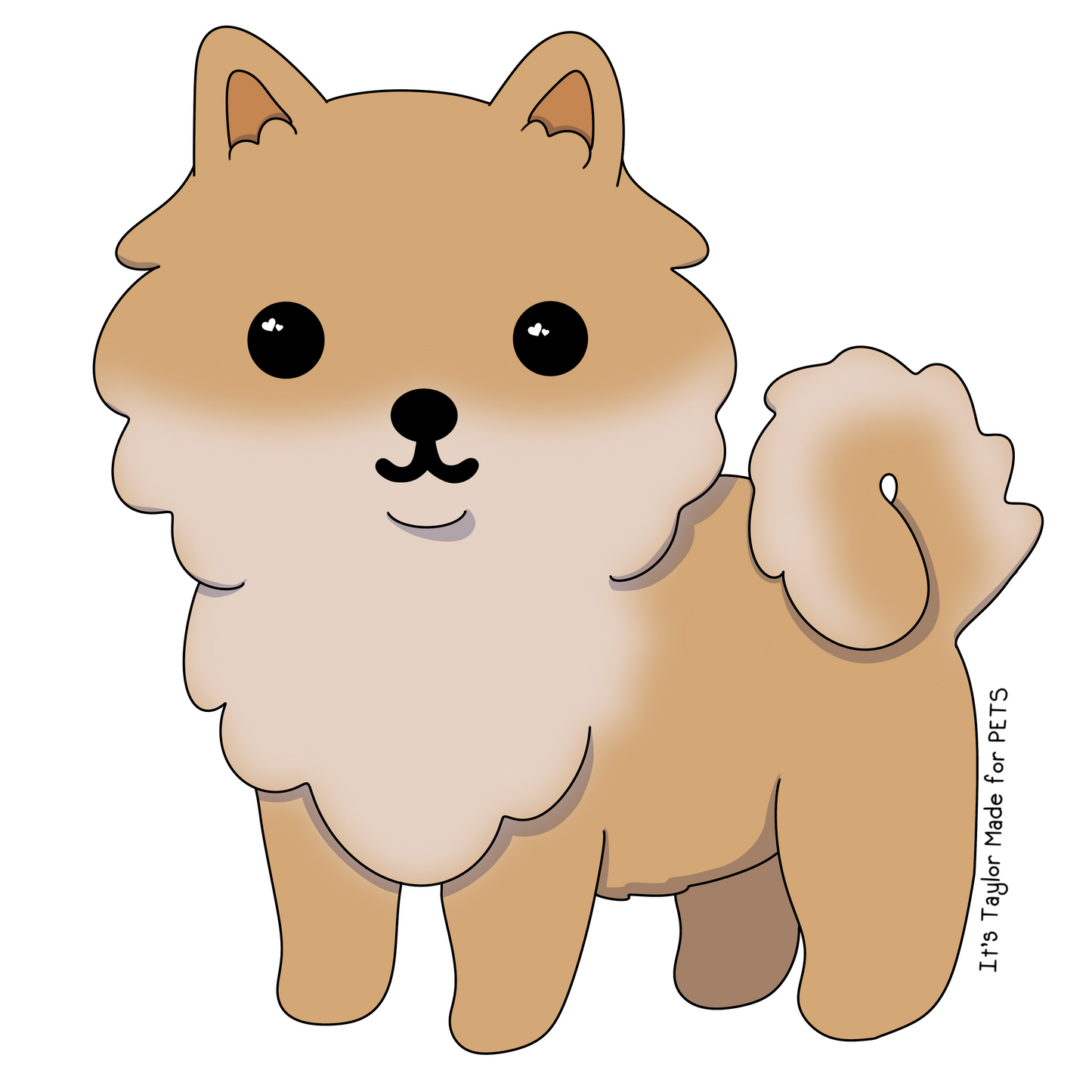 Pomeranian 3” Sticker