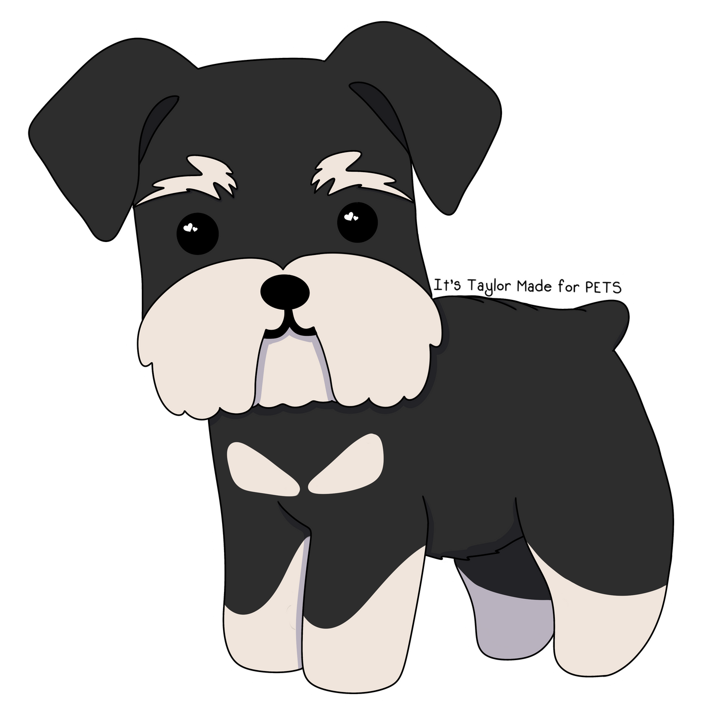 Schnauzer 3” Sticker