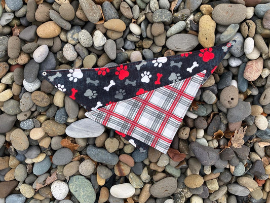 Standard Flannel Pet Bandanna - Bantam Plaid