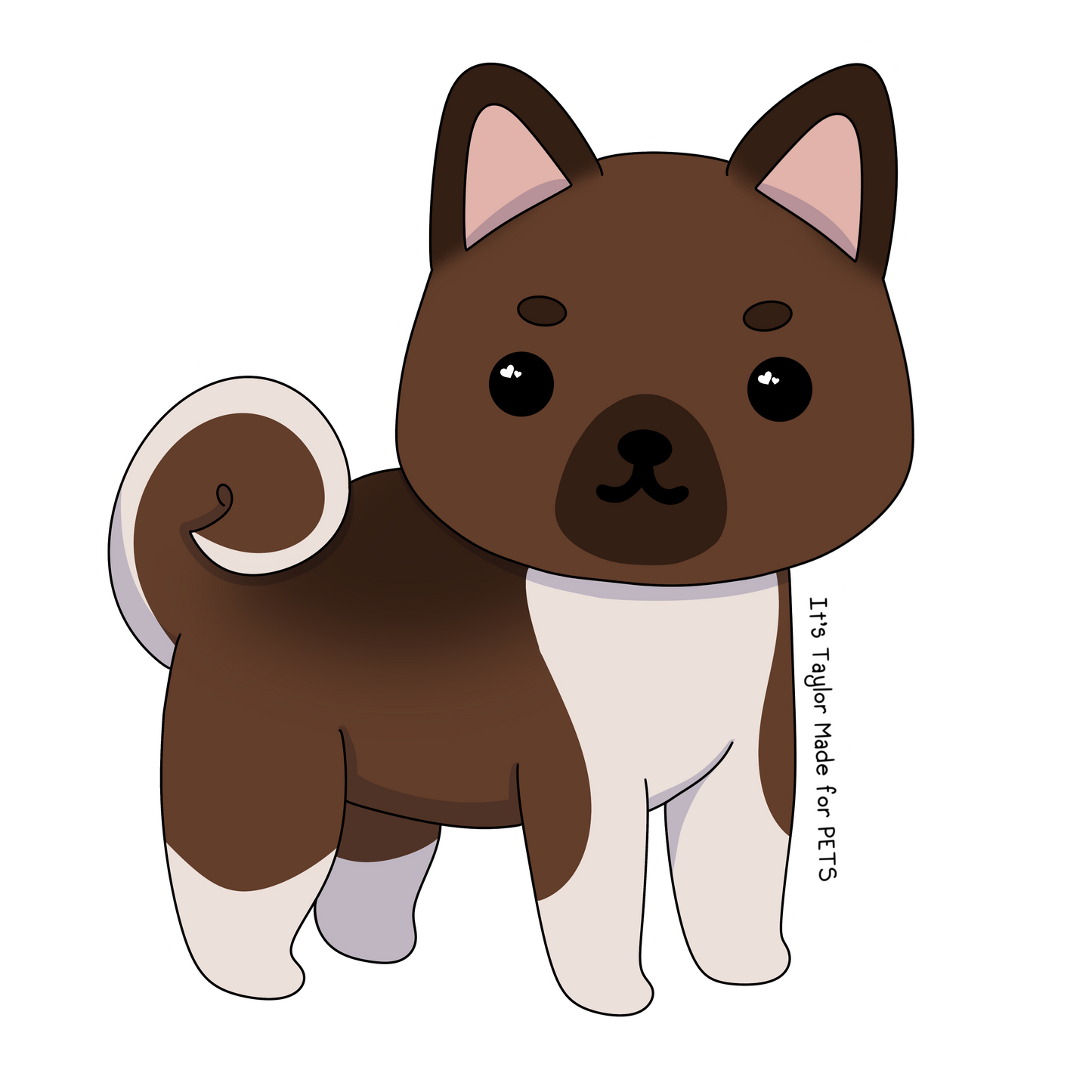 Akita 3” Sticker