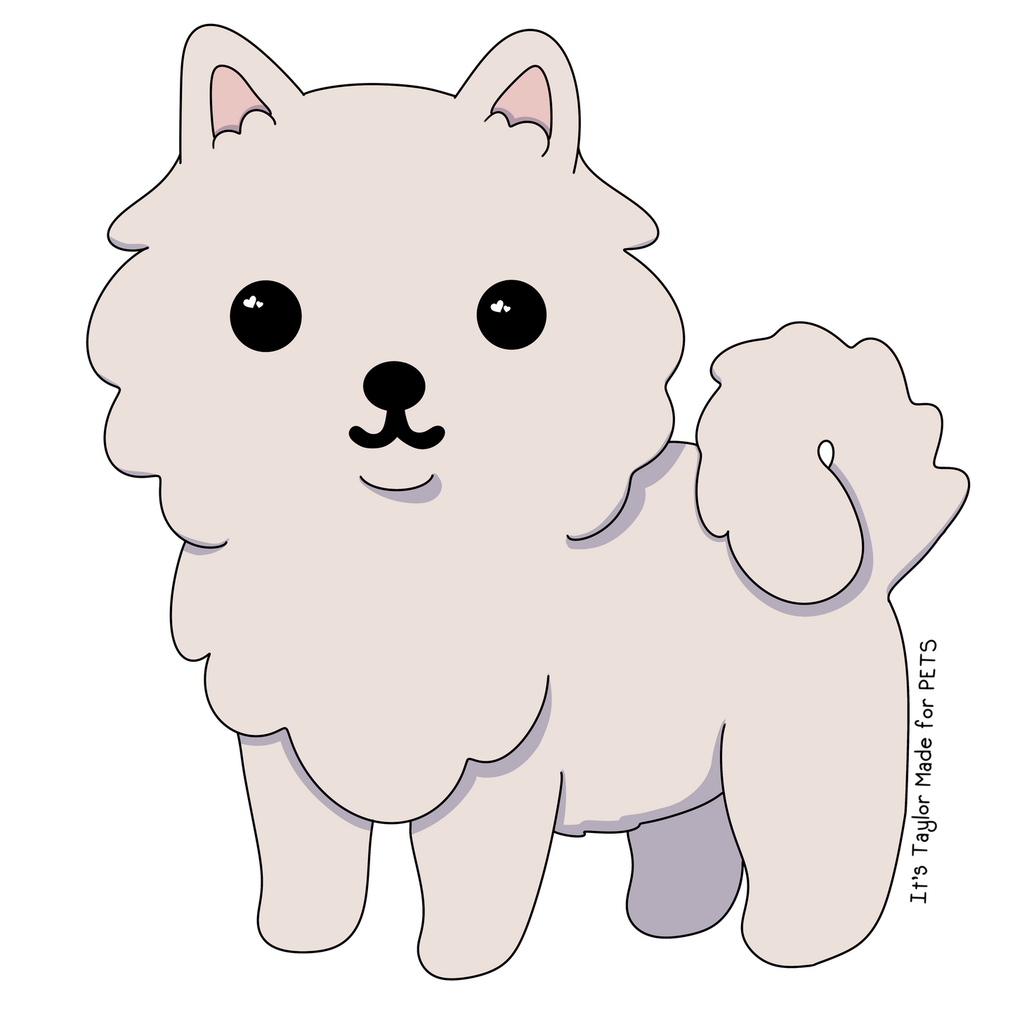 Pomeranian 3” Sticker