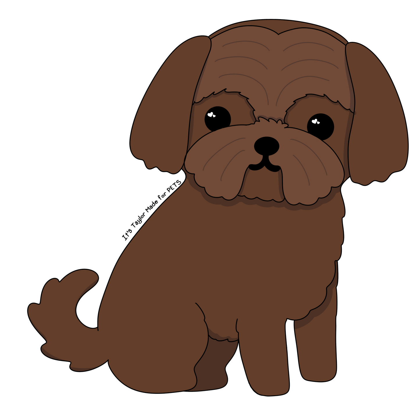 Shih Tzu 3” Sticker