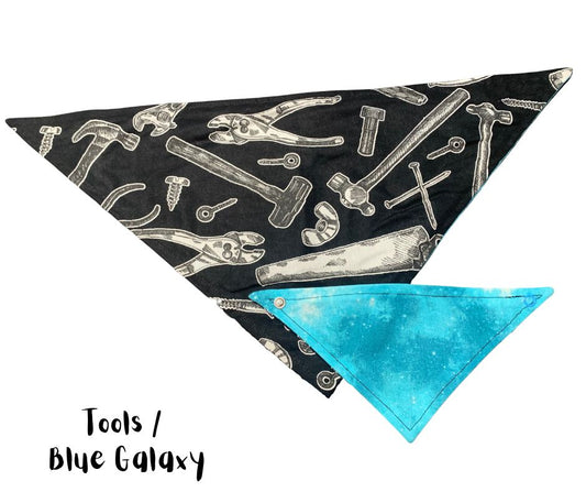 Standard Cotton Pet Bandanna - Galaxy Gear