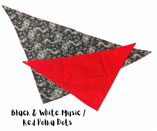 Standard Cotton Pet Bandanna - Rockin' Red